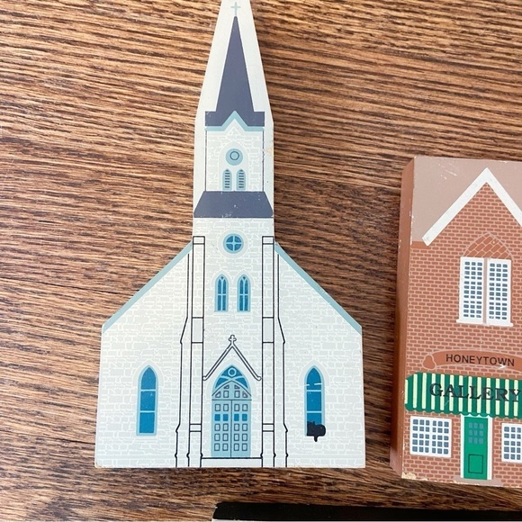 The Cat’s Meow | Vintage 1993 Series XI Lot Of 3 Miniature Houses Cottage Core - Picture 5 of 11